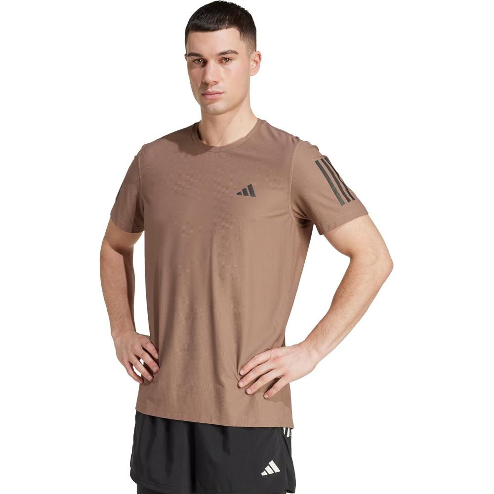 imageadidas Mens Own The Run TShirtTrace Brown