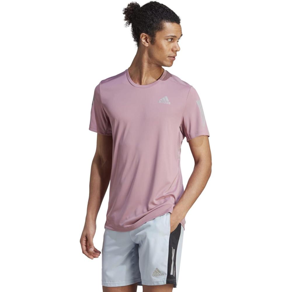 imageadidas Mens Own The Run TShirtWonder Orchid