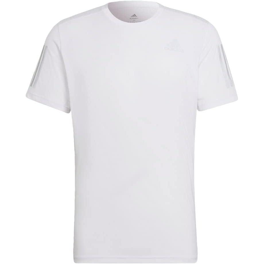 imageadidas Mens Own The Run TeeWhiteReflective Silver