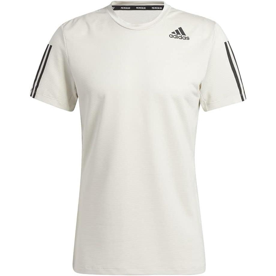 imageadidas Mens Primeblue Designed 2 Move 3Stripes TeeAlumina