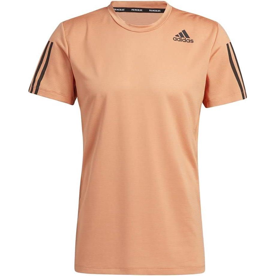 imageadidas Mens Primeblue Designed 2 Move 3Stripes TeeHazy Copper