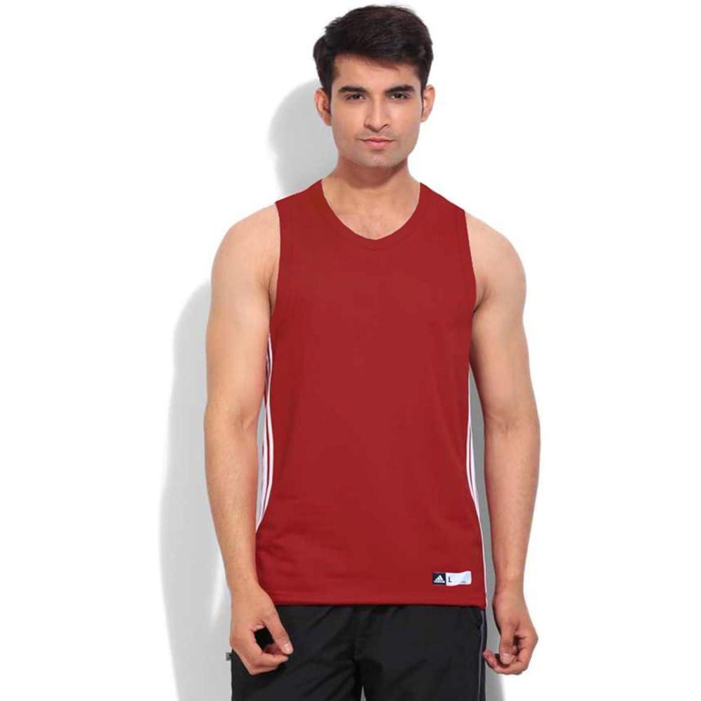 imageadidas Mens Standard Aeroready Designed 2 Move Sport 3Stripes Tank TopRed