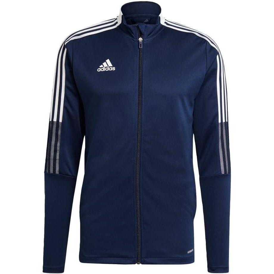 imageadidas Mens Tiro 21 Track JacketNavyWhite