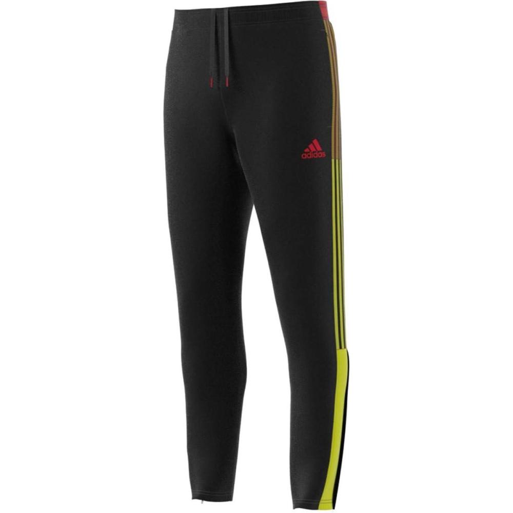 imageadidas Mens Tiro 21 Track PantsBlackAcid YellowVivid Red