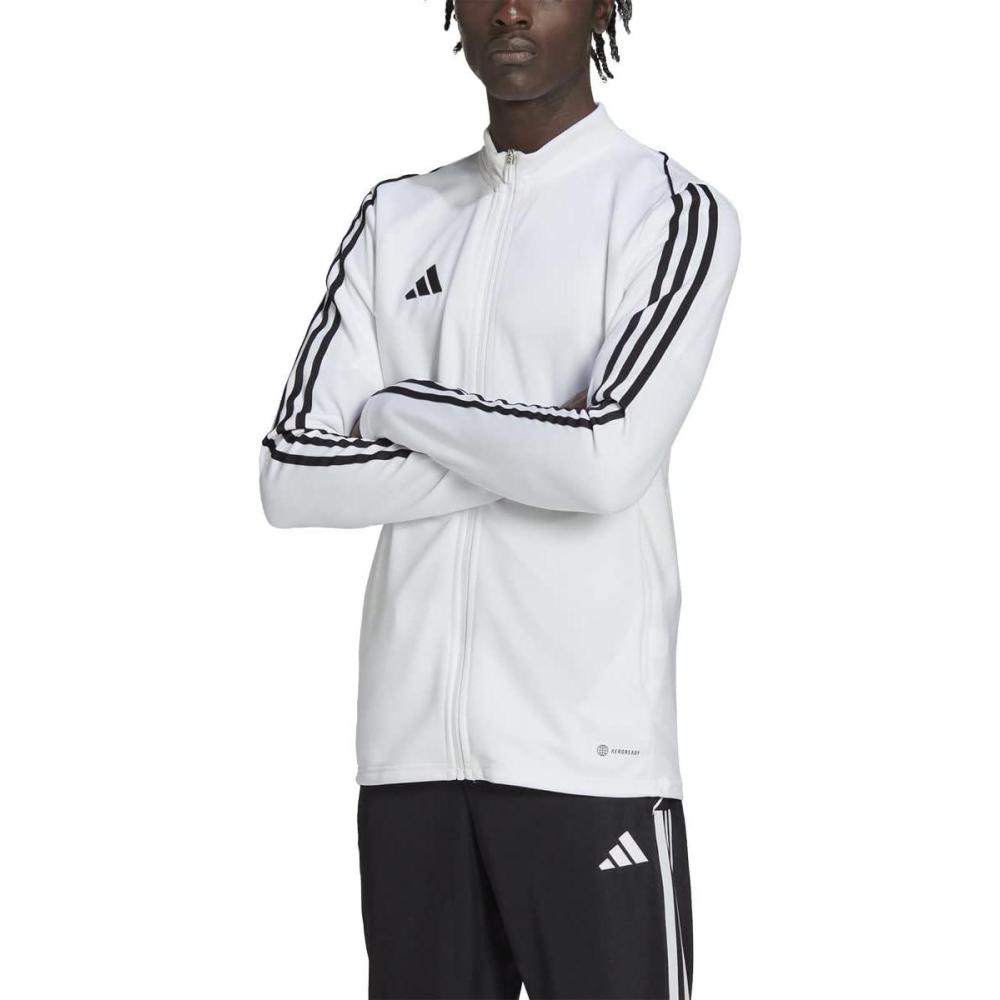 imageadidas Mens Tiro JacketWhite Tall  2