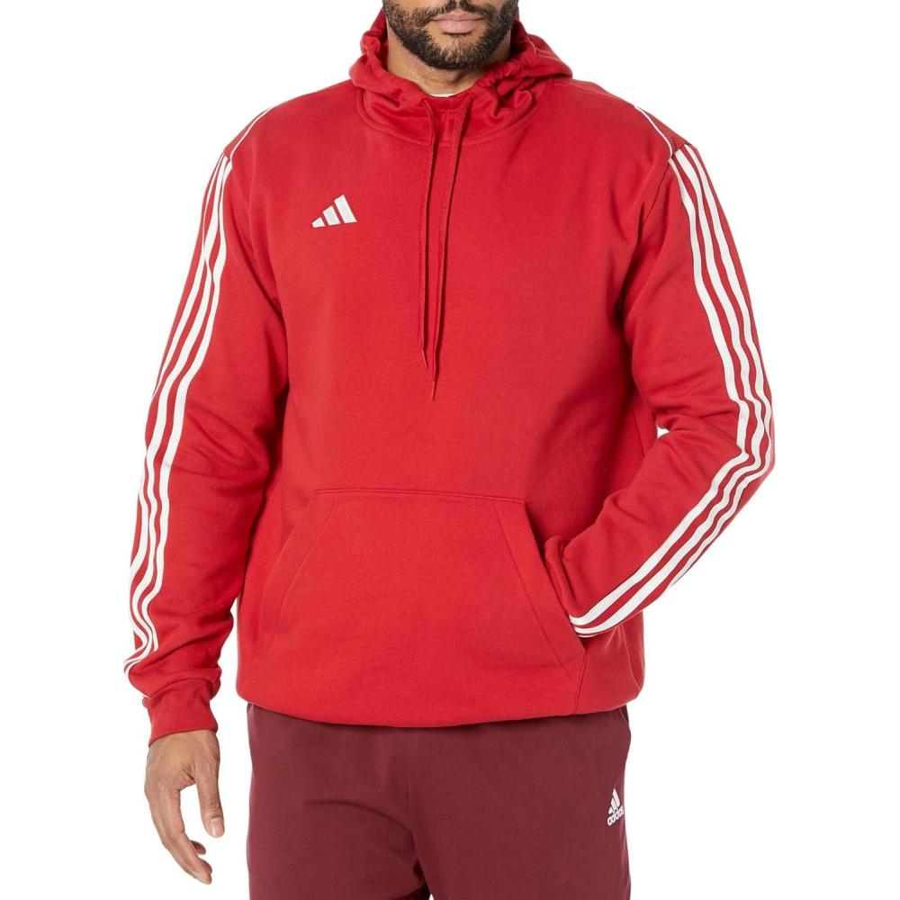 imageadidas Mens Tiro23 League Logo Hoodie Soccer Cleats  GreyTeam Power Red