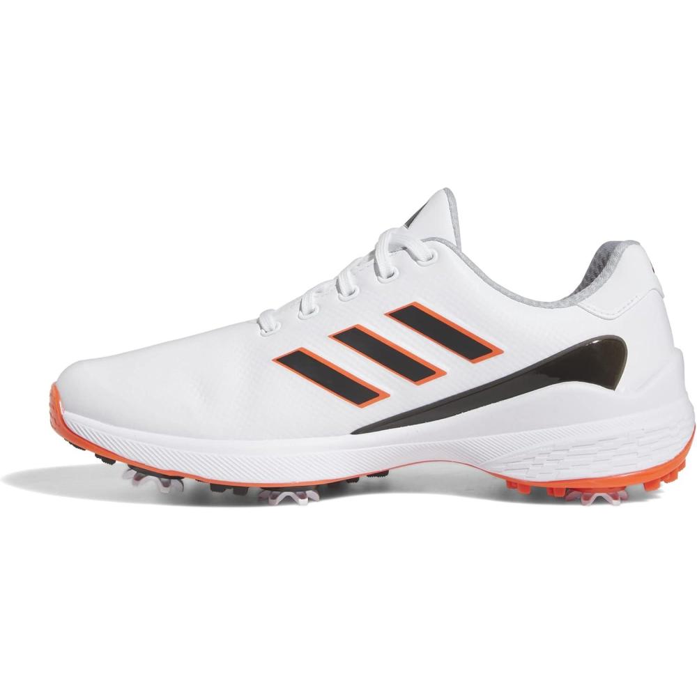 imageadidas Mens ZG23 Golf ShoeFootwear WhiteCore BlackSemi Solar Red