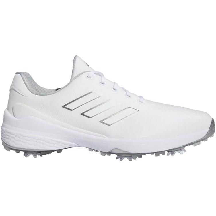 imageadidas Mens ZG23 Golf ShoeFootwear WhiteDark Silver MetallicSilver Metallic