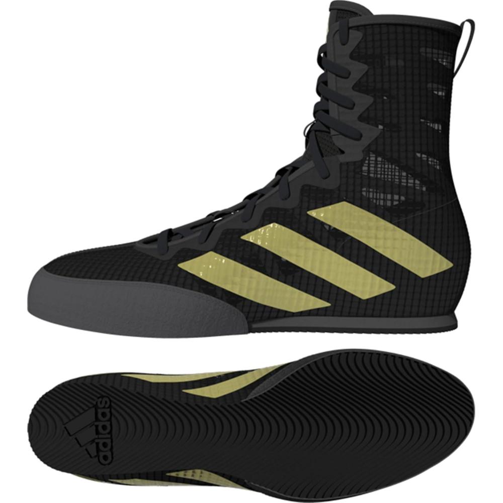 imageadidas UnisexAdult Box Hog 3Core Black Gold Met Grey Six