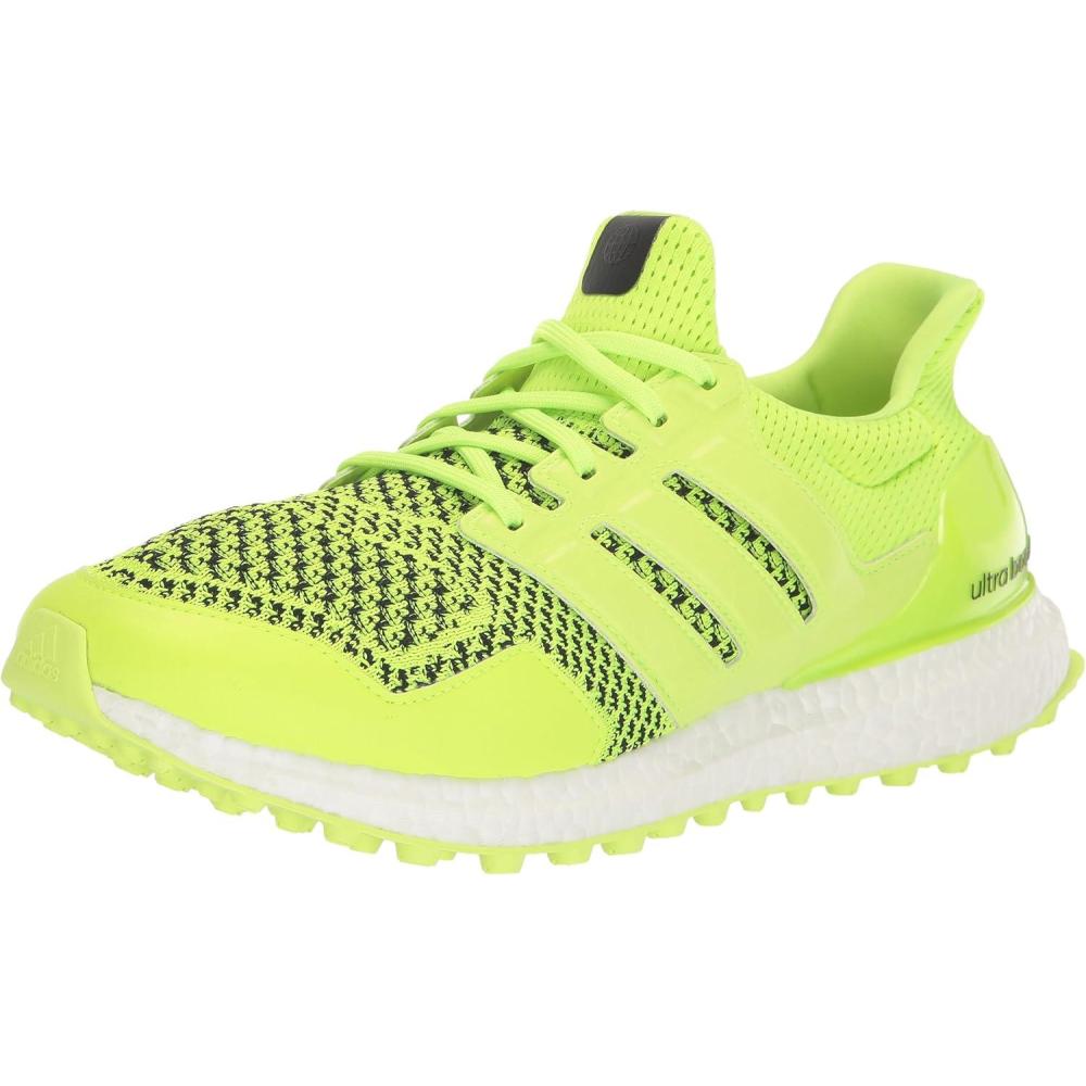 imageadidas UnisexAdult Ultraboost Spikeless Golf ShoesLucid LemonCore Black