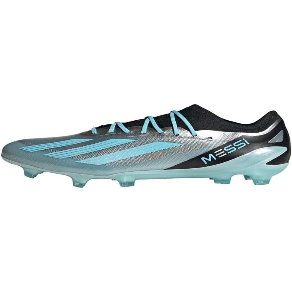 imageadidas UnisexAdult X Crazyfast Messi3 Firm Ground SneakerSilver Metallicbliss Bluecore Black
