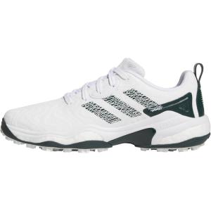 Adidas Men’s Golf CODECHAOS 25 Spikeless Shoes(Footwear White/Aurora Ivy/Lime Burst)