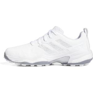 Adidas Men’s Golf CODECHAOS 25 Spikeless Shoes(Footwear White/Silver Metallic/Grey Two)