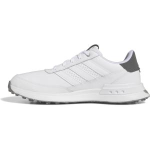 Adidas Men’s S2g Spikeless Leather 24 Golf Shoes(Footwear White/Charcoal)