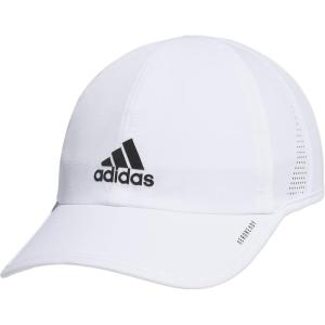 Adidas Superlite, Athletic Caps, Running Hat Men(White/Black Reflective/2.0)