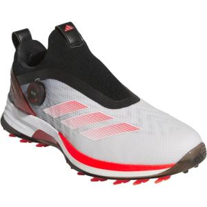 adidas Men’s Adizero ZG BOA Spikeless Shoes(Footwear White/Lucid Red/Core Black)