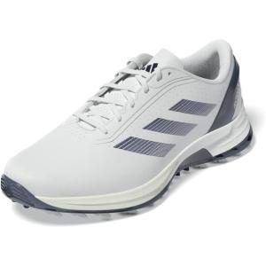 adidas Men’s Adizero Zg Spikeless Golf Shoes(Footwear White/Collegiate Navy/Zero Metallic)