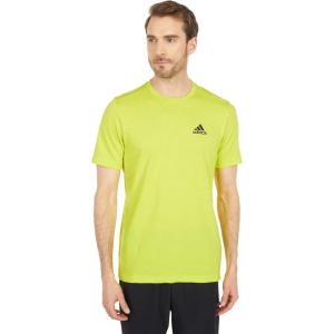 adidas Men’s Aeroready Designed 2 Move Feelready Sport Tee(Acid Yellow/Black)