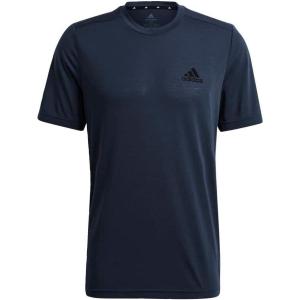 adidas Men’s Aeroready Designed 2 Move Feelready Sport Tee(Crew Navy/Black)