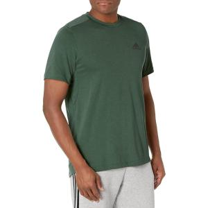 adidas Men’s Aeroready Designed 2 Move Feelready Sport Tee(Green Oxide/Black)