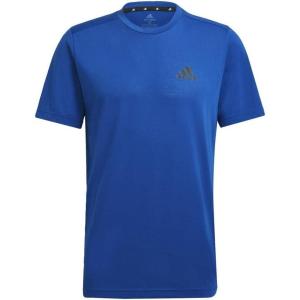 adidas Men’s Aeroready Designed 2 Move Feelready Sport Tee(Team Royal Blue/Black)