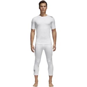 adidas Men’s Alphaskin Sport 3/4 Length Tights(White)