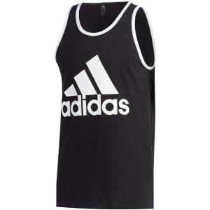 adidas Men’s Badge of Sport Classic Tank(Black/White)