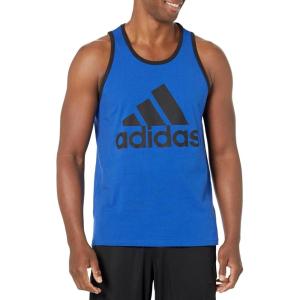 adidas Men’s Badge of Sport Classic Tank(Team Royal Blue/Black)
