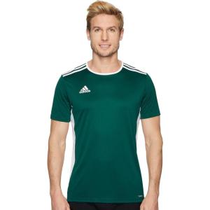 adidas Men’s Entrada 18 Soccer Jersey(Collegiate Green)
