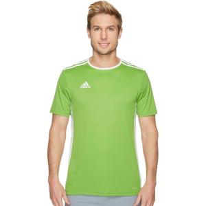 adidas Men’s Entrada 18 Soccer Jersey(Rave Green)
