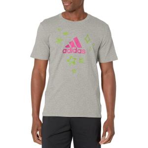 adidas Men’s Girls on The Run T-Shirt(Medium Grey Heather)
