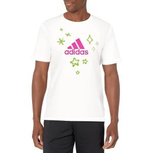 adidas Men’s Girls on The Run T-Shirt(White)