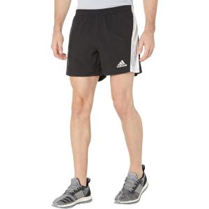 adidas Men’s Own The Run Shorts(Black/White/Reflective Silver)