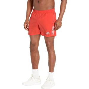 adidas Men’s Own The Run Shorts(Bright Red/Reflective Silver)