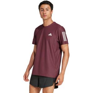 adidas Men’s Own The Run T-Shirt(Aurora Ruby)
