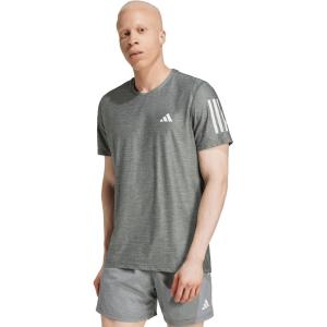 adidas Men’s Own The Run T-Shirt(Grey/White Melange)