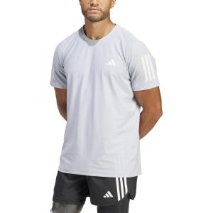adidas Men’s Own The Run T-Shirt(Halo Silver)