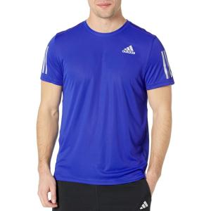 adidas Men’s Own The Run T-Shirt(Lucid Blue/Reflective Silver)