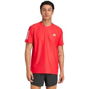 adidas Men’s Own The Run T-Shirt(Pure Ruby)