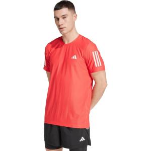 adidas Men’s Own The Run T-Shirt(Semi Lucid Red)