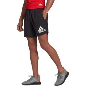 adidas Men’s Run It 7″ Shorts(Black (Logo))