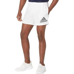 adidas Men’s Run It 7″ Shorts(White)