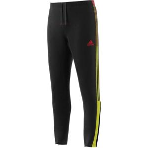 adidas Men’s Tiro 21 Track Pants(Black/Acid Yellow/Vivid Red)