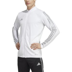 adidas Mens Tiro Reflective Training Jacket(White-silver Metallic)