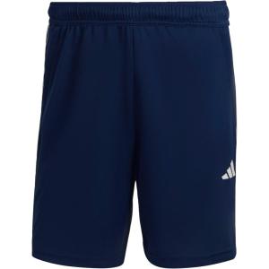 adidas Men’s Train Essentials Piqué 3-Stripes Shorts(Dark Blue / White)