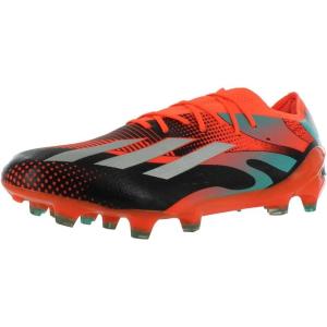 adidas Unisex-Adult Speedportal Messi.3 Firm Ground Soccer Shoes(Team Solar Orange/Silver Met./Core Black)