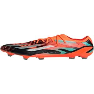 adidas Unisex-Adult Speedportal Messi.3 Firm Ground Soccer Shoes(Team Solar Orange/Silver Metallic/Core Black)