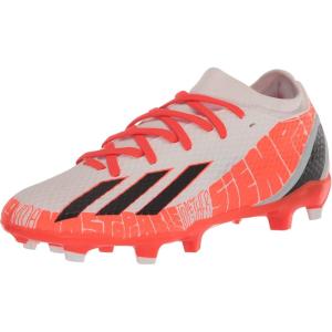adidas Unisex-Adult Speedportal Messi.3 Firm Ground Soccer Shoes(White/Black/Solar Red)