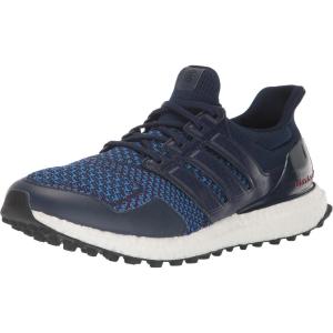 adidas Unisex-Adult Ultraboost Spikeless Golf Shoes(Collegiate Navy/Bright Red)