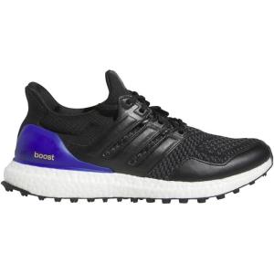 adidas Unisex-Adult Ultraboost Spikeless Golf Shoes(Core Black/Core Black/Lucid Blue)